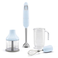 Smeg HBF03PBEU blender Mélangeur par immersion 700 W Bleu clair, Acier inoxydable