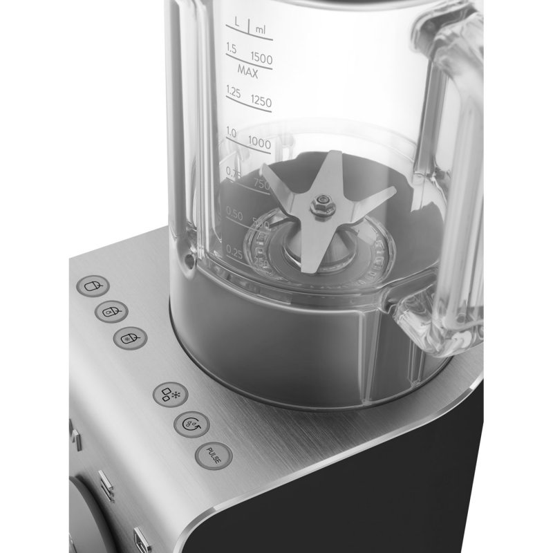Smeg BLC01BLMEU blender Tabletop blender 1400 W Aluminium, Black