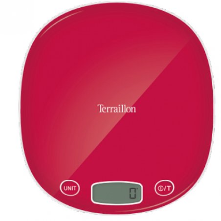Terraillon Macaron Pink Countertop Electronic kitchen scale