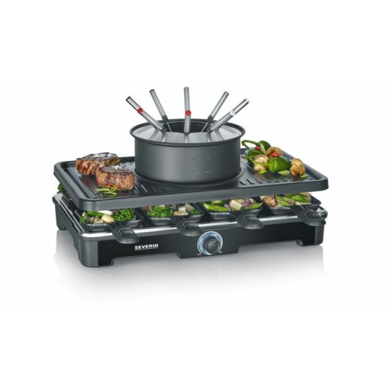 Severin RG 2347 raclette grill 8 person(s) 1400 W Black