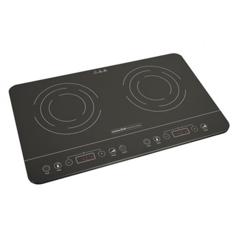 KitchenChef KCYL35DC06 plaque teppanyaki 3500 W Plancha Verre-céramique