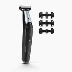 BaByliss T880E tondeuse à barbe Batterie 3 3 mm Mouillé & sec Noir, Acier inoxydable