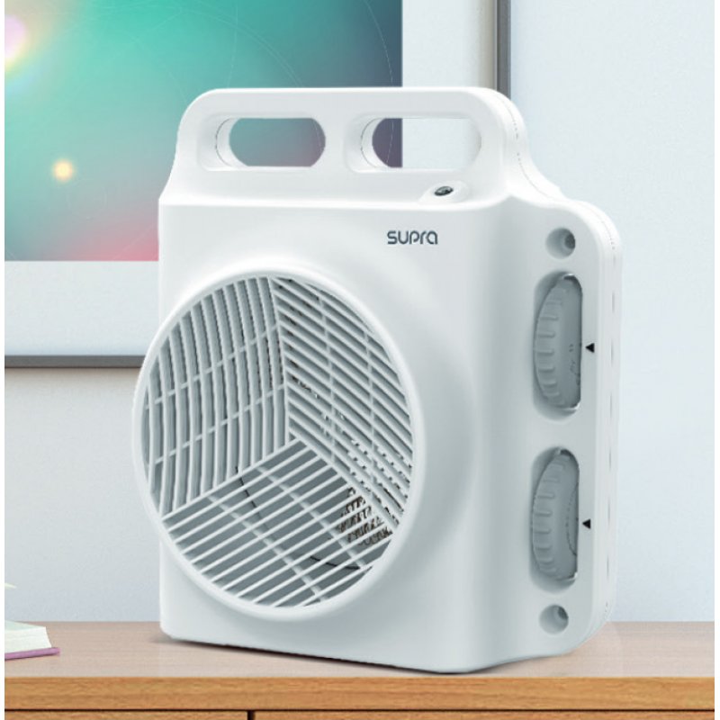Supra SOUFLEO2 appareil de chauffage Intérieure Gris, Blanc 2000 W Chauffage de ventilateur électrique