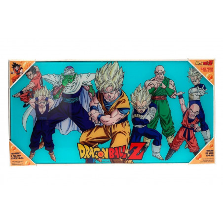 DRAGON BALL Z HEROES GLASS POSTER DRAGON BALL 60X30 CM