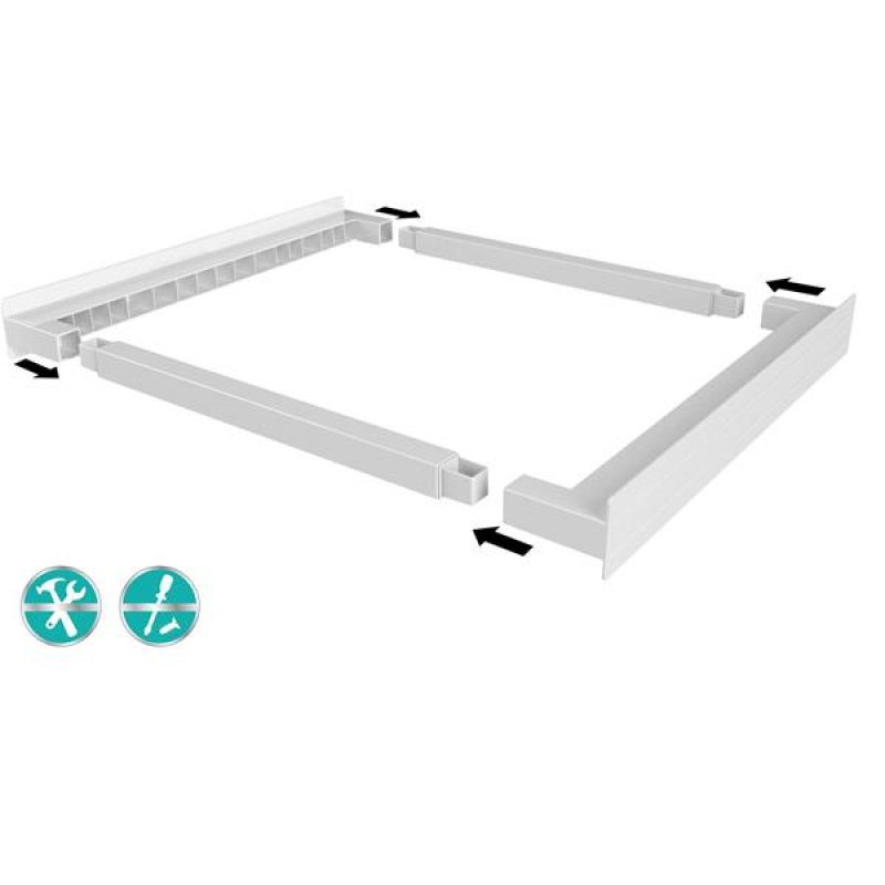 Washer/dryer connector WPRO CDS102