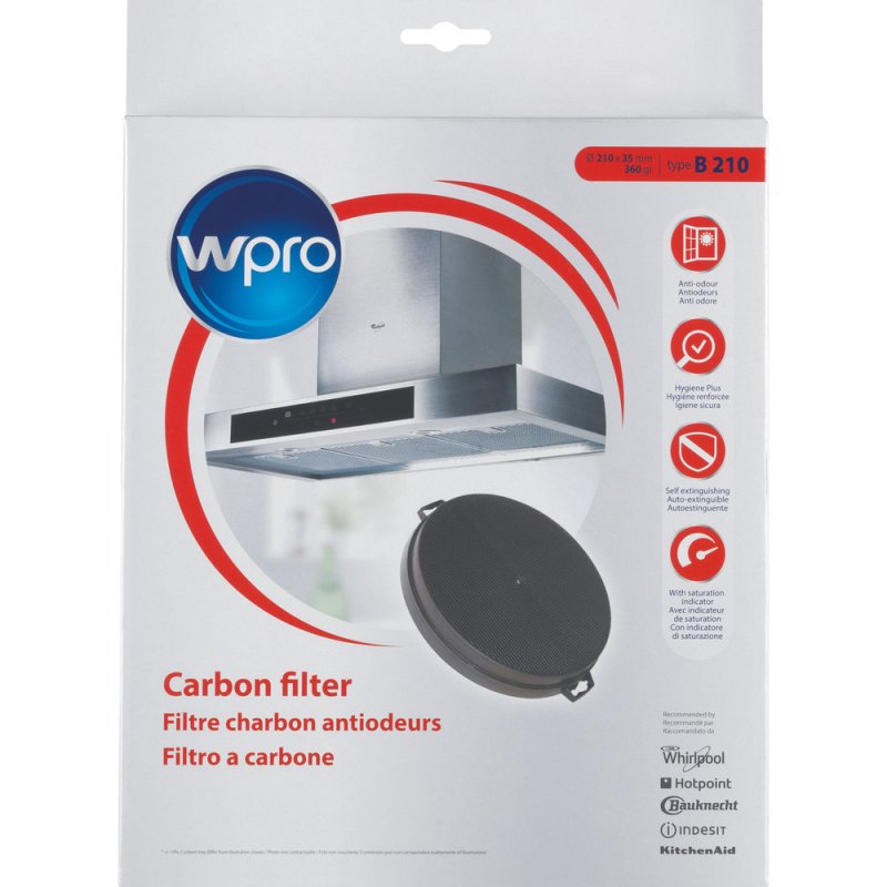 Whirlpool CHF210/1 Filtre de hotte