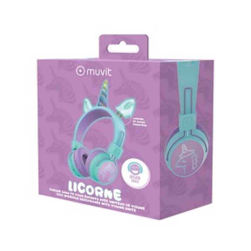 CASQUE SANS FIL ENFANT LICORNE