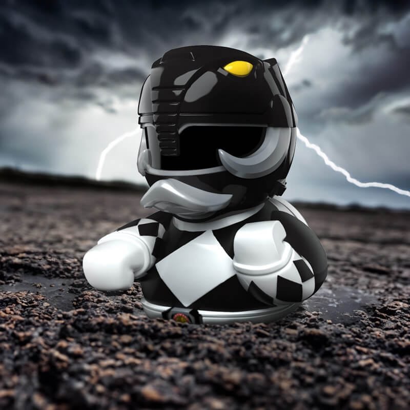 TUBBZ Canard de bain - Mighty Morphin Power Rangers - Ranger Noir (Première Édition)