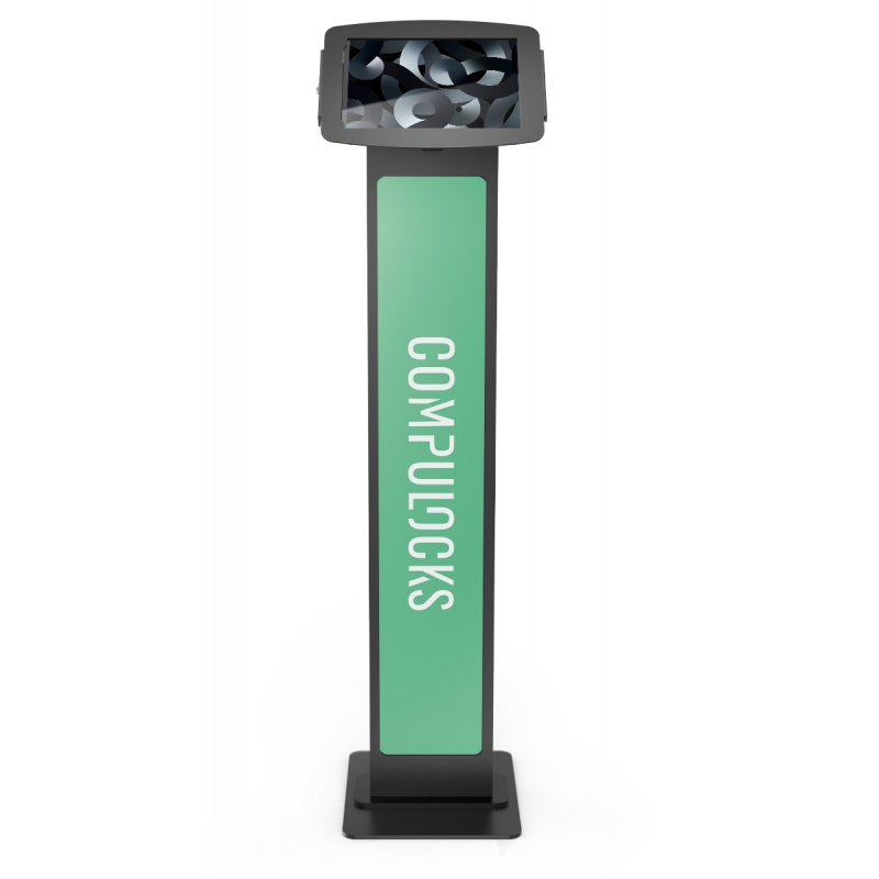 Compulocks iPad Air 10.9" (4-5th Gen) Enclosure Brandable Floor Stand Black