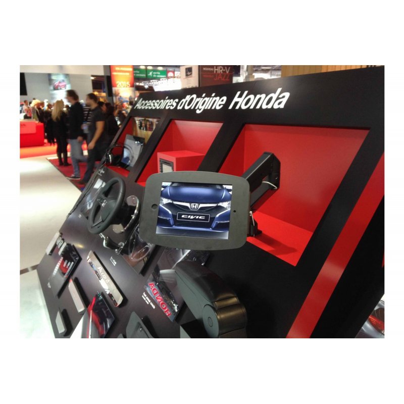 Compulocks iPad 10.2" Space Enclosure Articulating Arm Mount Black