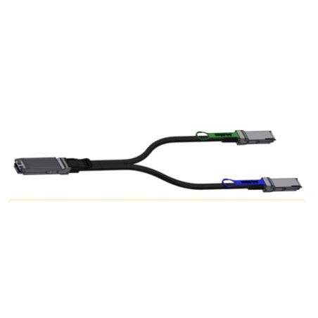 Nvidia MCA7J65-N005 câble InfiniBand et à fibres optiques 5 m OSFP 2xQSFP112 Noir