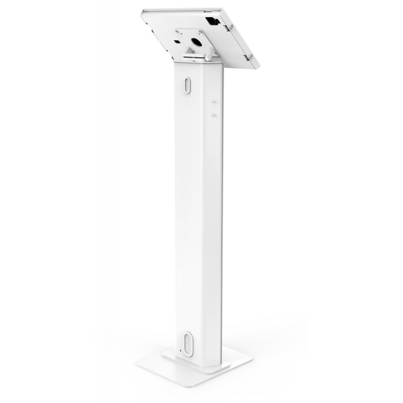 Compulocks iPad Air M2 13" (2024), Apex Enclosure Brandable Floor Stand - White