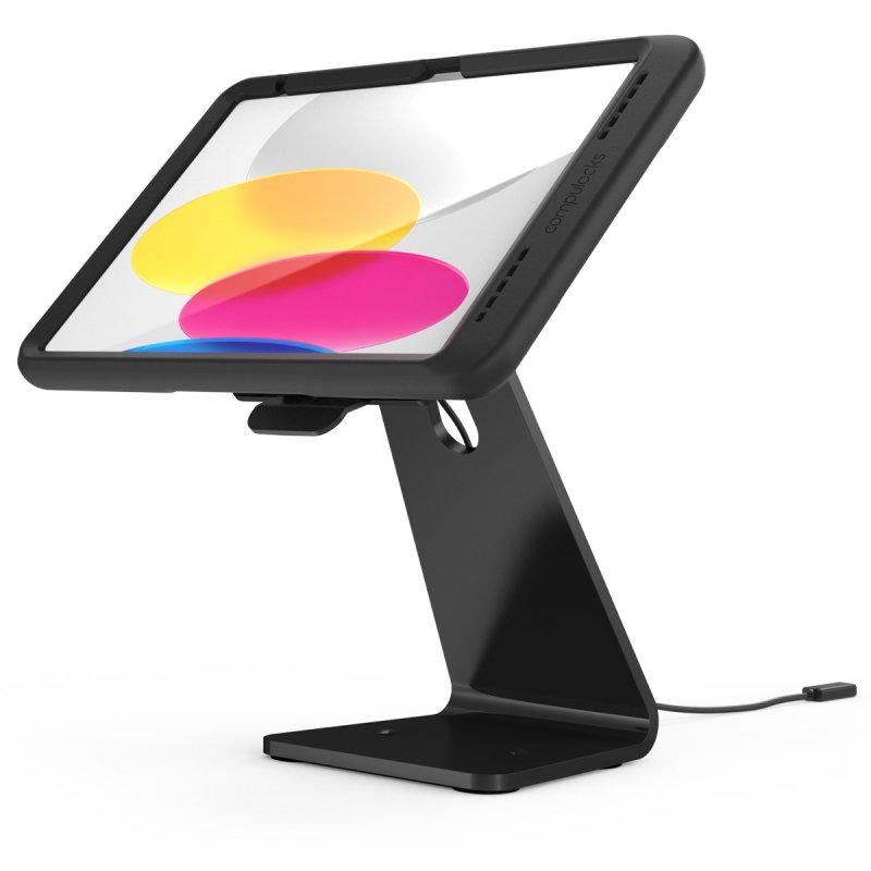 Compulocks iPad 10.9" 10th Gen PowerMove Rotating Counter Stand Black