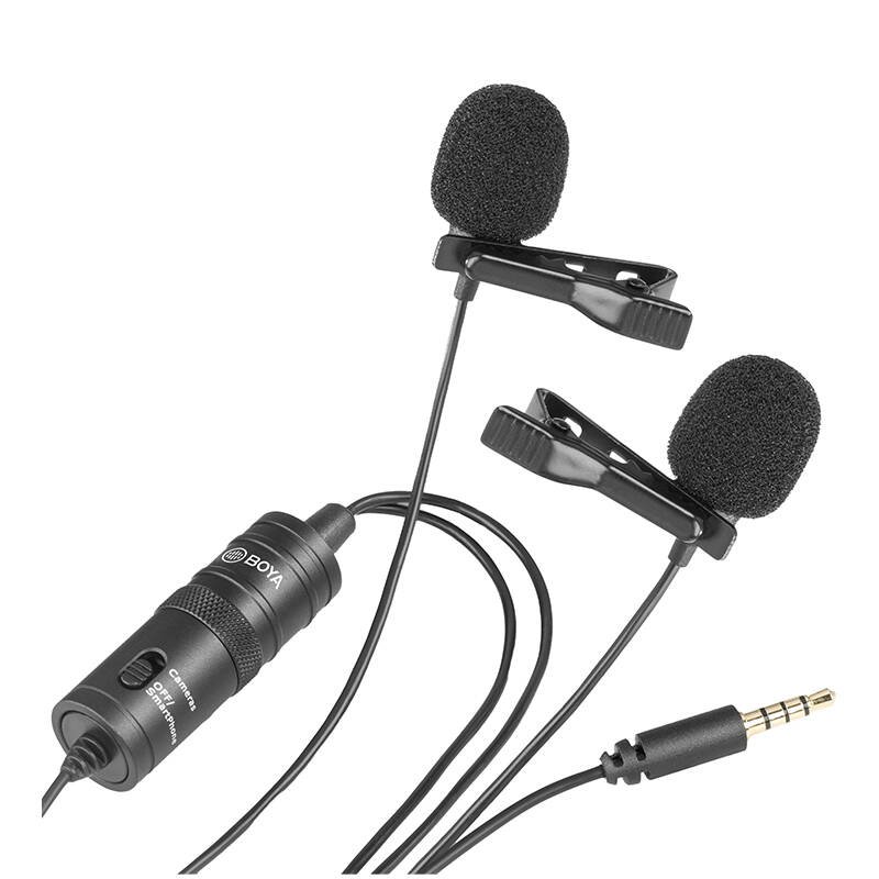BOYA BY-M1DM microphone Noir Microphone pour entretien