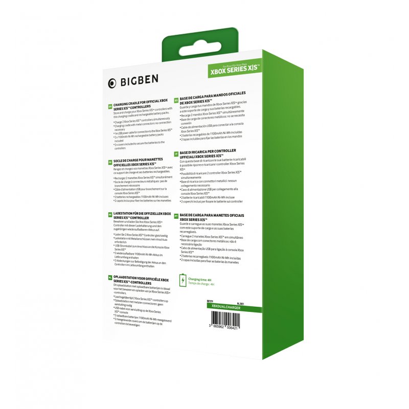 Bigben Interactive XBXDUALCHARGER Accessoire de manette de jeux Socle de chargement