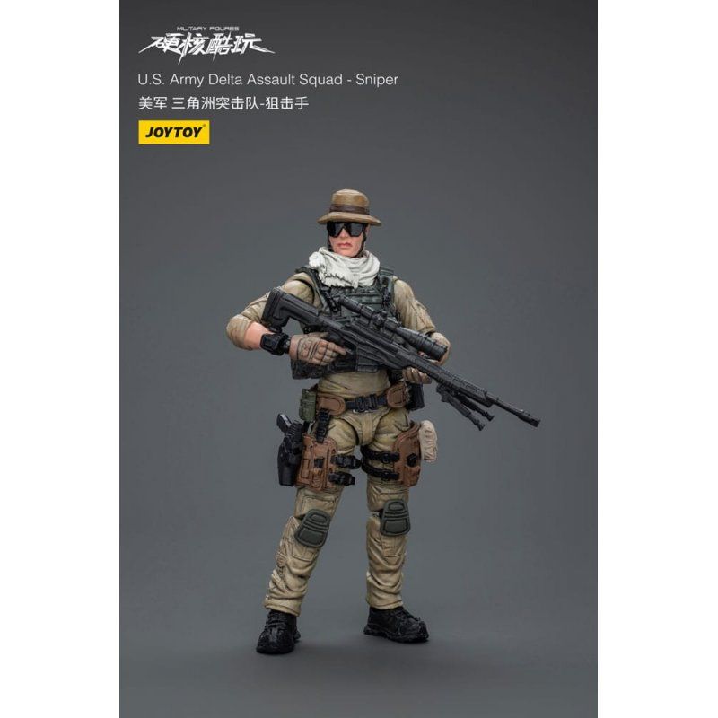 Hardcore Coldplay figurine 1/18 U.S. Army Delta Assault Squad Sniper 11 cm