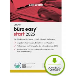 Lexware büro easy start 2025 "unbegrenzte Laufzeit" Download Comptabilité