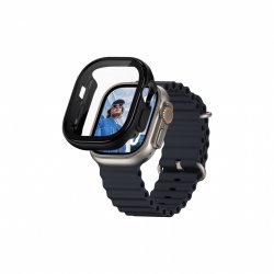 PanzerGlass PG Scrn Snap FB Watch Ultra 2024 Black Transparent Polyéthylène téréphthalate (PET)