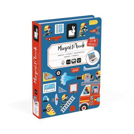 Janod - Magneti'Book - Firefighter (LKJ2583)
