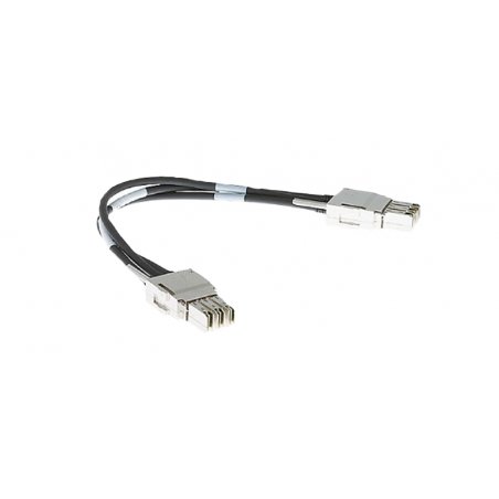 Cisco Meraki STACK-T1-3M-M networking cable Black, Grey