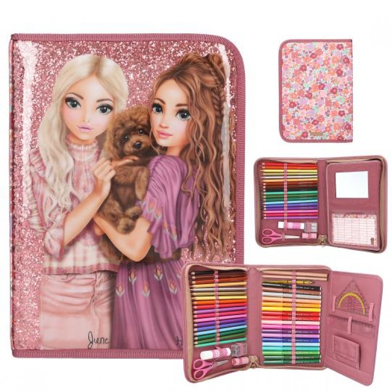 TOPModel - Big Pencil Case FLORAL ( 0413056 )