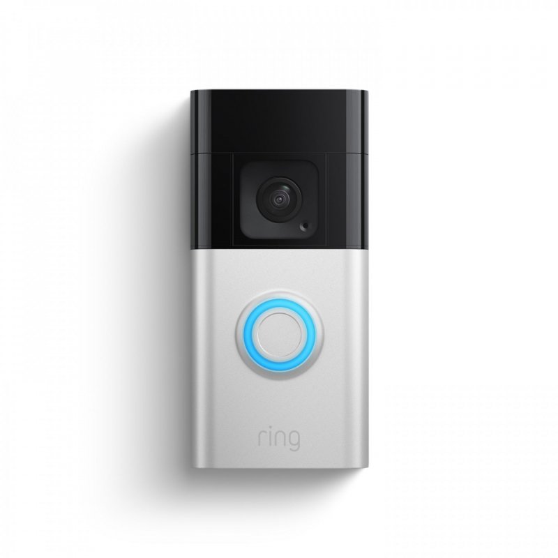Ring Battery Doorbell Plus Noir, Nickel
