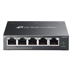 TP-LINK (ES205GP) Omada 5-Port Gigabit Easy Managed Switch with 4-Port PoE , 5x GB Ports, Metal Casing