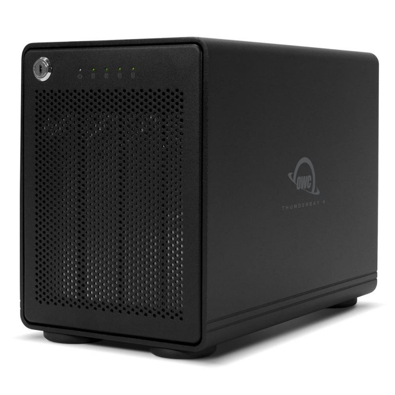 OWC ThunderBay 4 HDD/SSD enclosure Black 2.5/3.5"