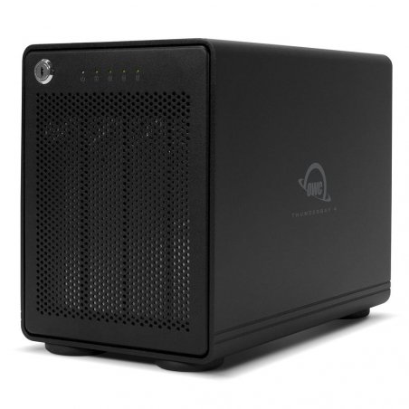 OWC ThunderBay 4 HDD/SSD enclosure Black 2.5/3.5"