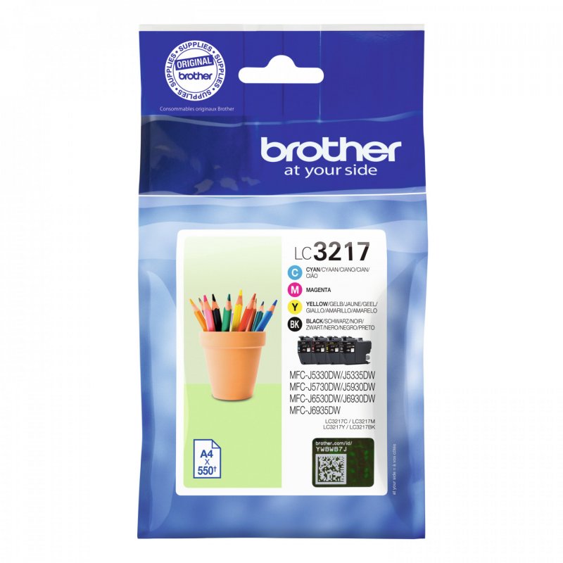 BROTHER Value Pack LC3217BK/C/M/Y