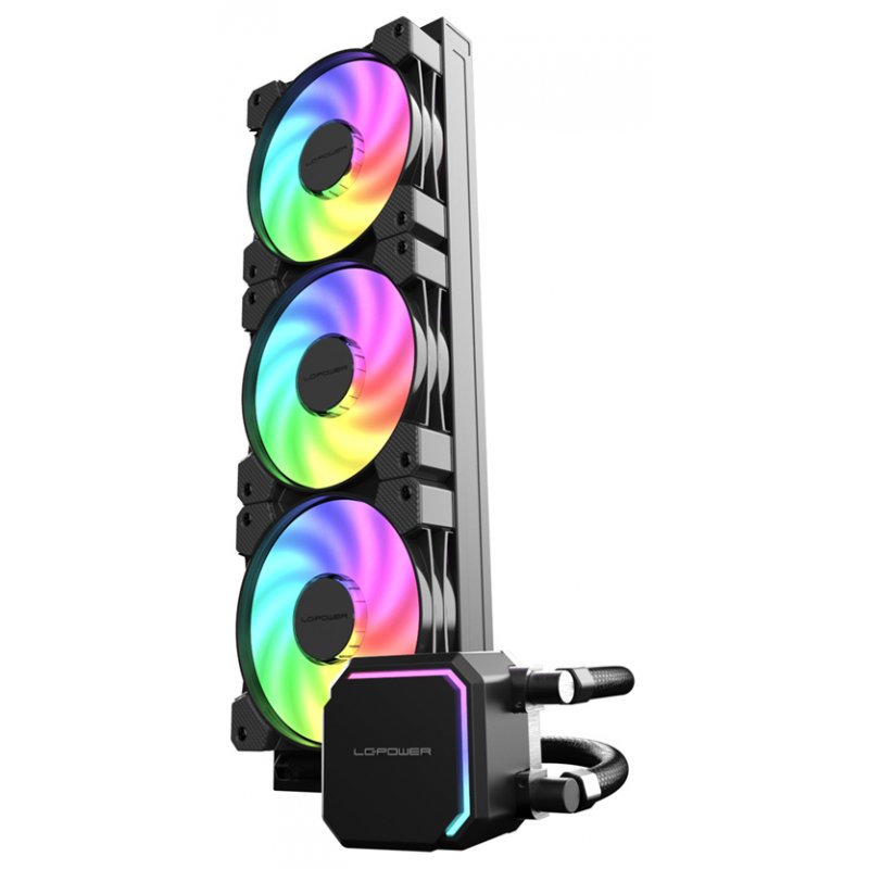 LC-Power LC-CC-360-B-ARGB système de refroidissement d’ordinateur Processeur Refroidisseur de liquide tout-en-un 12