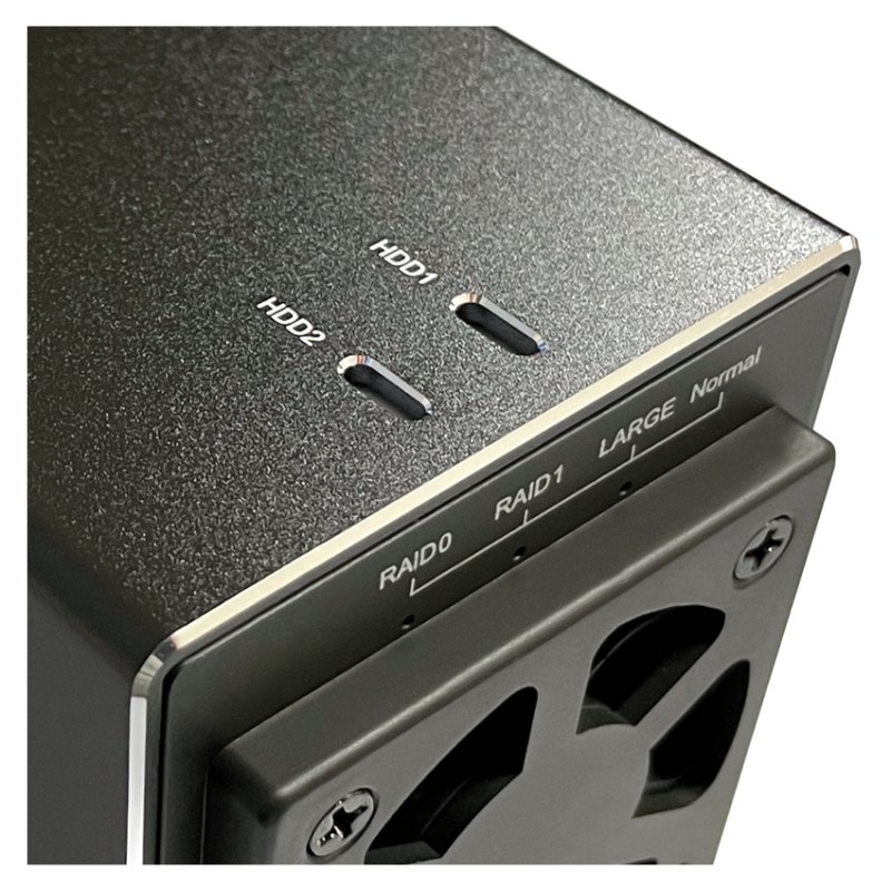 LC-Power LC-35U3-RAID-2 Boîtier de disques de stockage Boîtier HDD Noir 3.5"