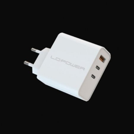 LC-Power Charger 2x USB-C/USB-A 65W LC-GAN-65 Weiß