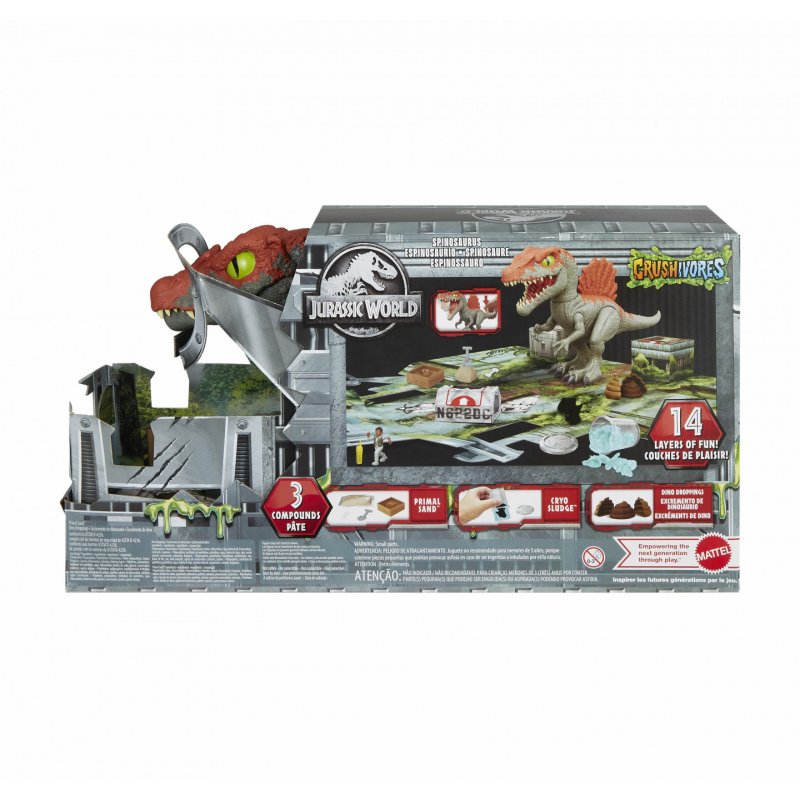 Jurassic World - Crushivores Spinosaurus Cage Crasher (HTP71)