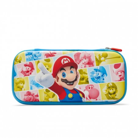 PowerA Slim Case for Nintendo Switch OLED Model, Nintendo Switch or Nintendo Switch Lite - Mushroom Kingdom Reel