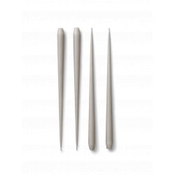 STOFF Nagel - Large taper candles by Ester & Erik, 4 pcs - Sand