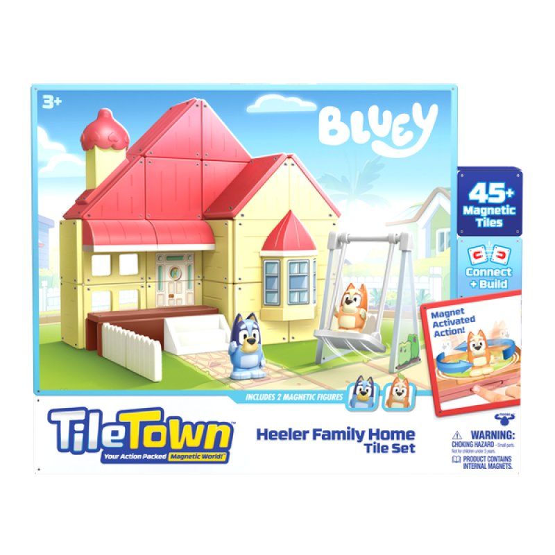 STOCK1 - Tile Town - Bluey Heeler House (90304)