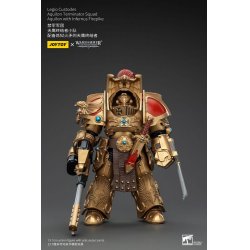 Warhammer The Horus Heresy figurine 1/18 Legio Custodes Aquilon Terminator Squad Aquilon with Infernus Firepike 14 cm