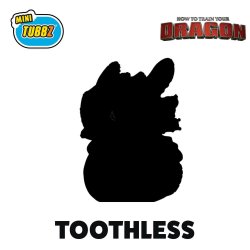 Dragons Tubbz figurine Mini PVC Toothless 5 cm
