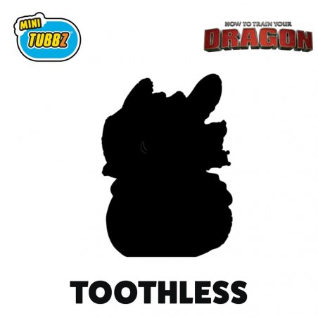 Dragons Tubbz figurine Mini PVC Toothless 5 cm