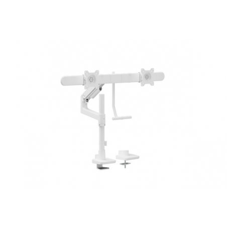 DACOMEX Desk mount D32-100CG- 2 monitors, white