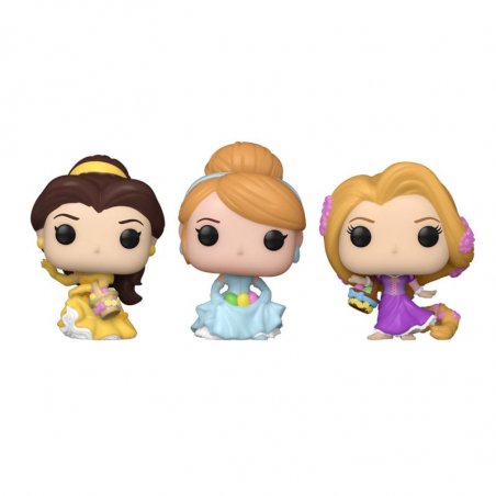 Disney pack 3 figurines Pocket POP! Vinyl Egg Princess 4 cm