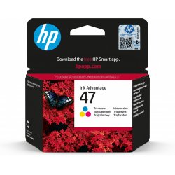 HP 47 Cartouche authentique, trois couleurs