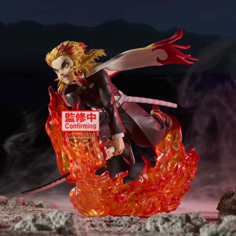 DEMON SLAYER - Kyojuro Rengoku - Figurine Vibration Stars Plus 14cm