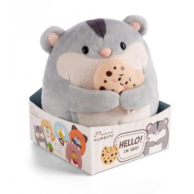 SUPER MOCHIE - Hamster Shai avec Cookie - Peluche 16cm