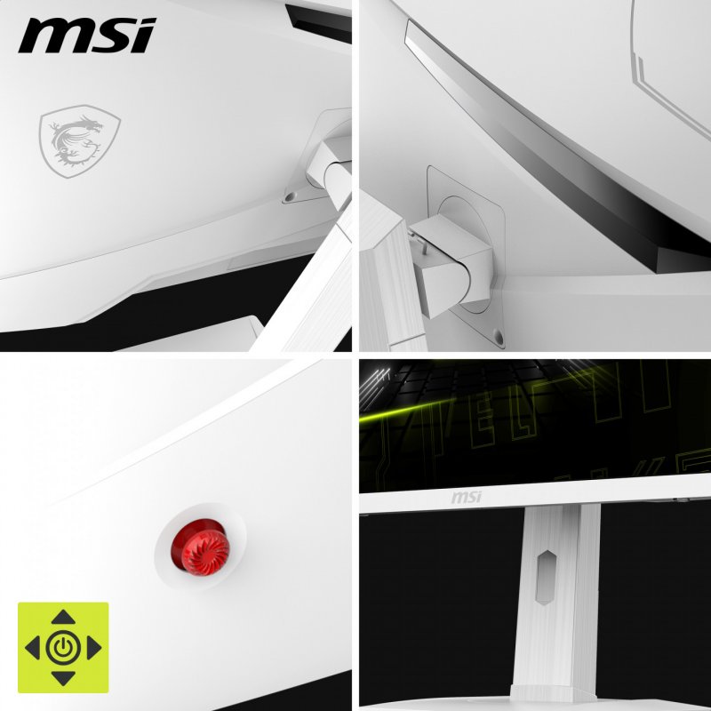 MSI MSI MAG 274PFWDE Gaming Monitor - 180Hz, 1ms, Weiß