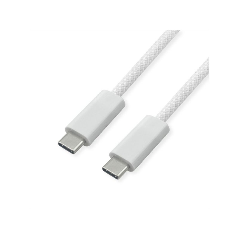 ROLINE 11.02.8340 USB cable USB4 Gen 3x2 1 m USB C White