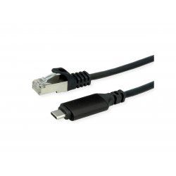 ROLINE Câble USB3.2 C-RJ45, M/M, 1.5m