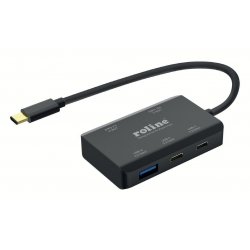 ROLINE Hub USB-C 3.2Gen2, 4P (2A 2C) PD