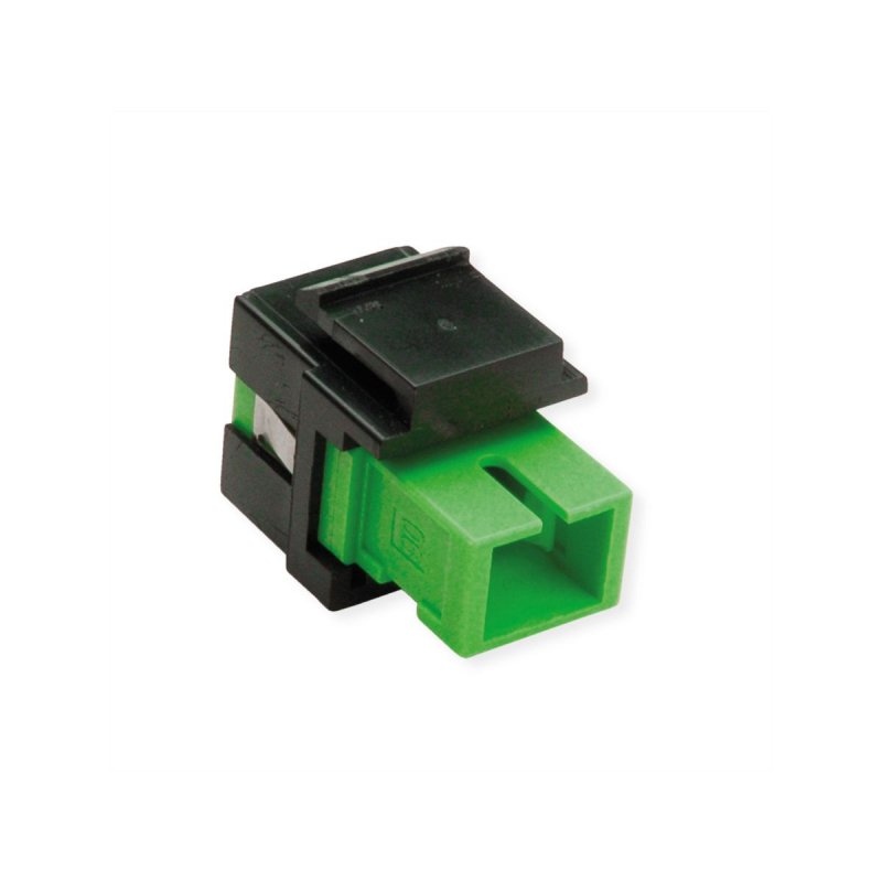 ROLINE Adaptateur Keystone SC Simplex Noir vert lime